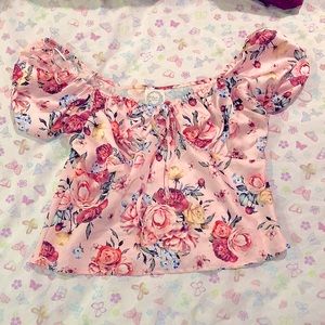 Floral Puff Sleeve Blouse
